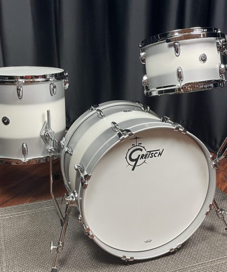 Gretsch Drums USA Brooklyn 8x12, 14x14, 14x20 Silver Mist Duco Set