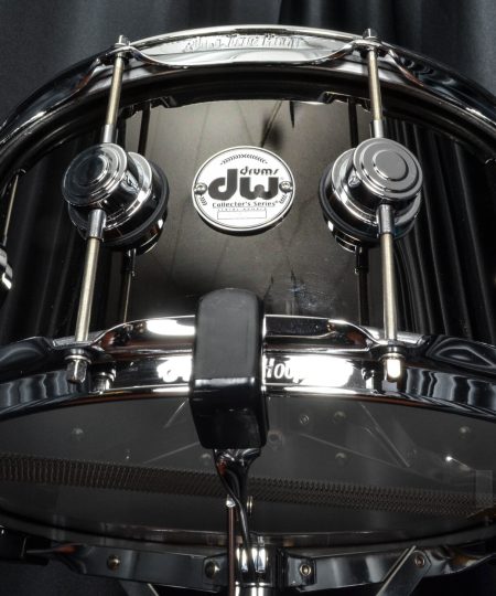 DW Drums Collector's Series 6.5x14 Black Nickel Over Brass Snare Drum with Chrome
