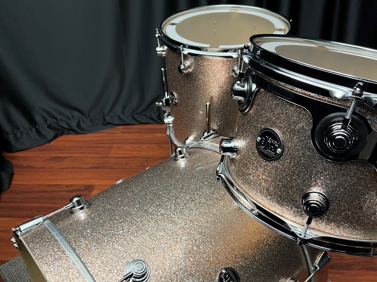 Drum Workshop Performance Series Drum Set Maple Bermuda Sparkle 12, 14, 20 Kit - Image 2