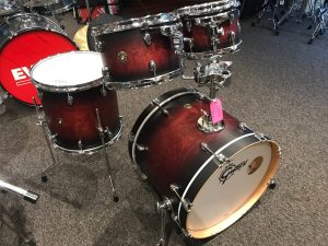 Gretsch Drums Used Catalina Maple 4pc Kit 10, 12, 14, 20 Satin Deep Cherry Burst