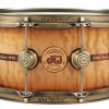 DW Drums 50th Anniversary Ltd. 6.5 x 14 Snare Persimmon and Spruce Burnt Toast Burst Lacquer