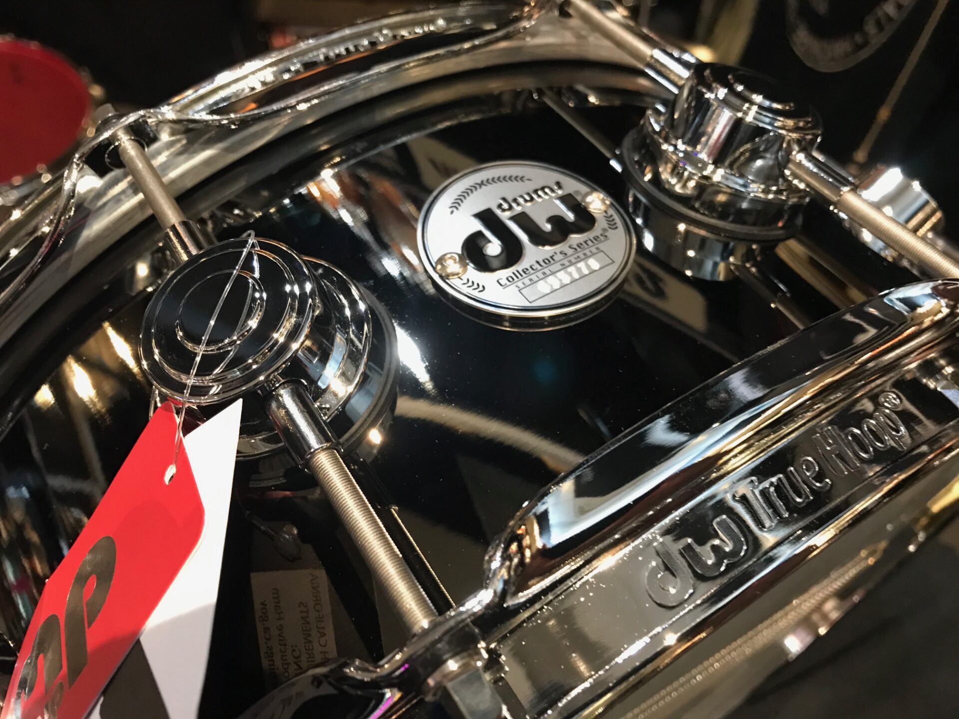 DW Drums Collector Series 5.5x14 Black Nickel Over Brass Snare Drum With Chrome