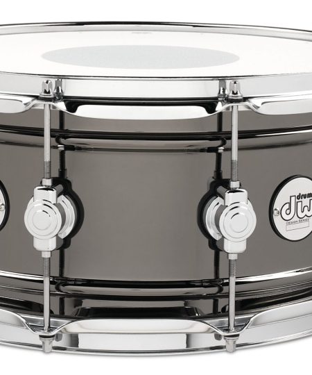 DW Drum Workshop 6.5x14 Design Series Brass Snare Drum Black Nickel DDSD6514BNCR