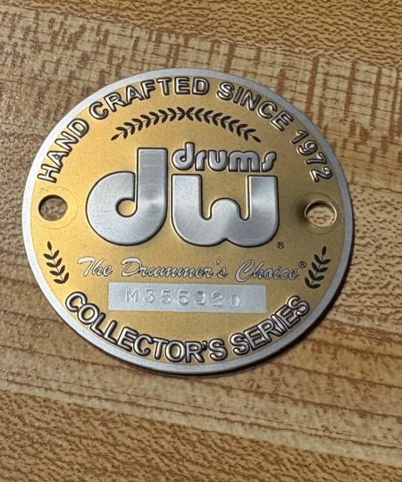 DW Drums Parts Collector's Series Gold Drum Badge
