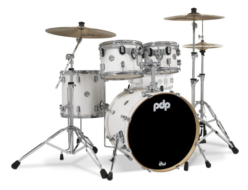 PDP Concept Maple 4pc Set Pearlescent White Lacquer PDCM20FNPW