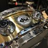 DW drums Collector's B-stock Bell Brass 4x14 in. snare drum complete with chrome hardware
