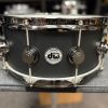 DW Used 3mm Collector's Aluminum 6.5x14 Snare Drum Black Powder Coat