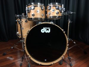 DW Drums Collector's Pure Oak Hard Satin 4pc Drum Set