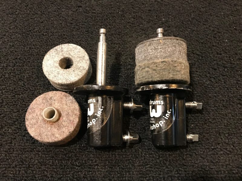 DW Parts Used Pair Cymbal Stand Seat Assembly With QR Posts