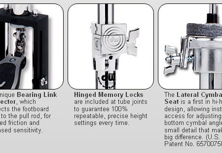 Alternative view of DW Drums Delta Hi Hat Stand DWCP5500D Three Leg