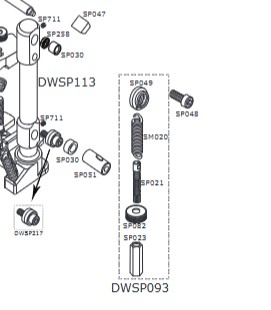 Alternative view of DW Pedal Parts DWSP049 Rocker Upper Steel For 9000
