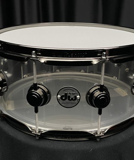 DW Collector's Series Ltd. Acrylic 6.5x14 Snare Drum With Black Nickel
