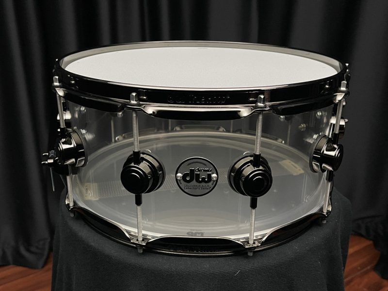 DW Collector's Series Ltd. Acrylic 6.5x14 Snare Drum With Black Nickel