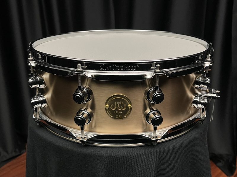 DW Mfg Drums Left-Cast Truecast Bell Bronze Ltd. 5x14 Snare Drum