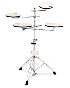 DW Drums 5pc Go Anywhere Practice Pad Set w/ Stand DWCPPADTS5