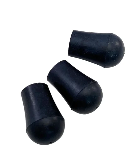 Danmar 521-3 Rubber Tips 3-pack 12.7mm for Floor Tom Legs