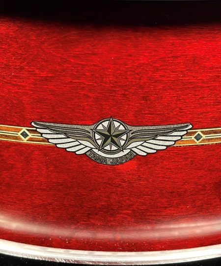 Alternative view of Tama Star Maple Used 5.5 x 14 Snare Drum Satin Burgundy Red