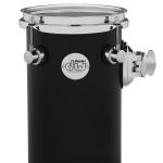 DW Design Series RataTom Acrylic Drum 10x6 Black Satin With TB12