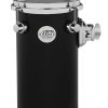 DW Design Series RataTom Acrylic Drum 12x6 Black Satin With TB12