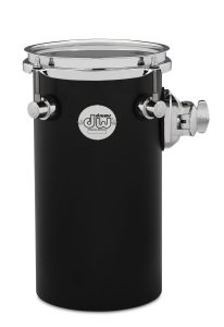DW Design Series RataTom Acrylic Drum 12x6 Black Satin With TB12