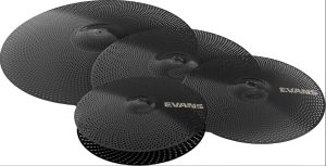 Evans dB One Low Volume Cymbal Pack 14in. hats 16in. and 18in. Crash 20in. Ride