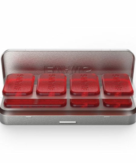 Evans EQ Pods 7pc Drum Dampeners With Metal Case EQPODS