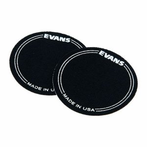 Evans EQ Patch EQPB1 2-pack Black Nylon Bass Drum Impact Pads