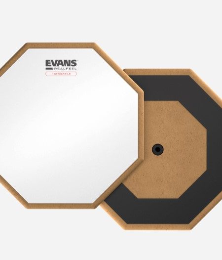 Alternative view of Evans RealFeel Attacktile 10 in. Mountable Practice Pad