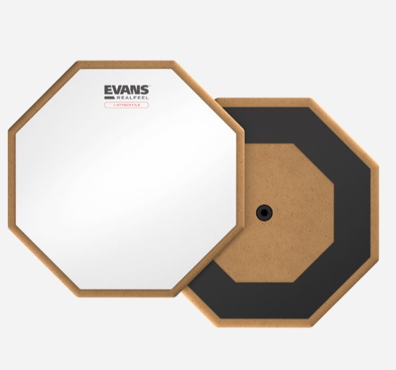 Evans RealFeel Attacktile 10 in. Mountable Practice Pad - Image 2