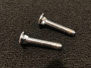 Gibraltar Hardware Parts 8mm Multi Clamp Chrome Carriage Bolt 2 Pack