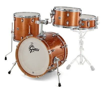Gretsch Bronze Sparkle Catalina Club Jazz 12, 14, 18, and Snare CT1-J484-BS