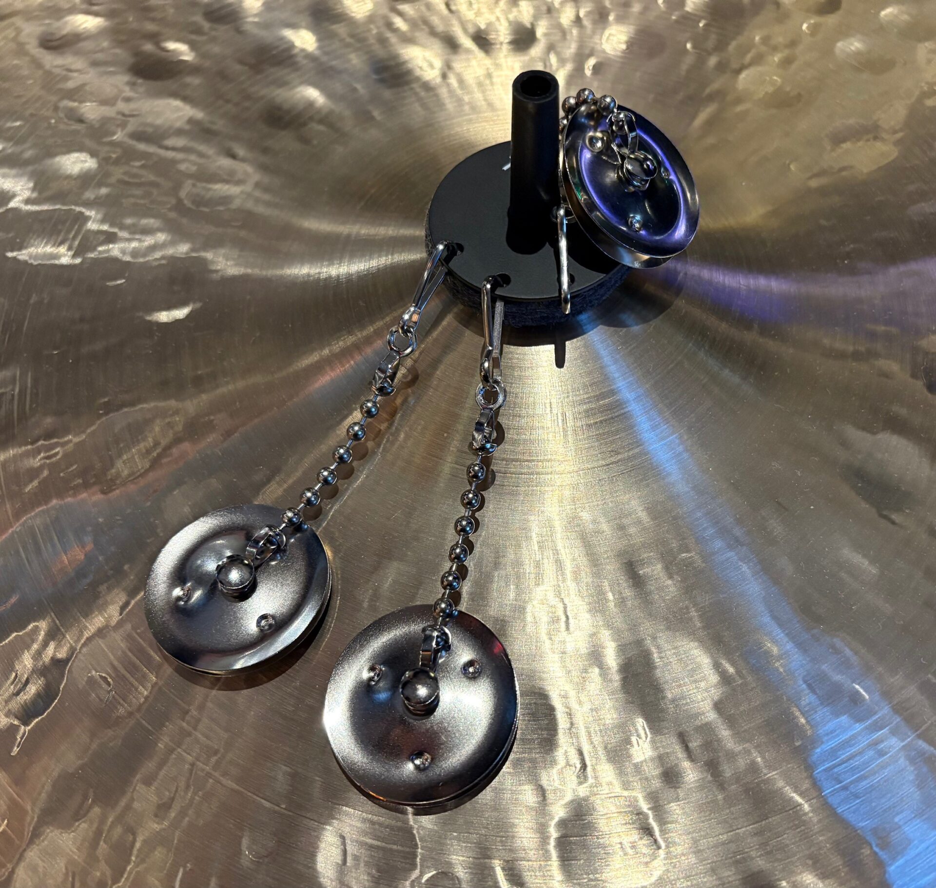 Gruv-X Percussion Cymbal-FX Sizzle Magnetic Customizable Rattler - Image 3