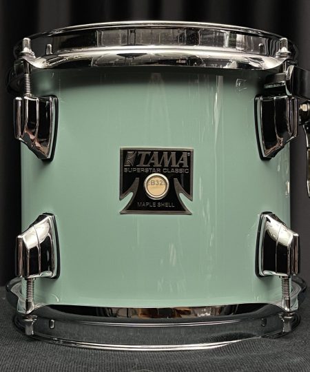Tama Drums Light Emerald Blue Green Superstar Classic Maple 8″ Tom