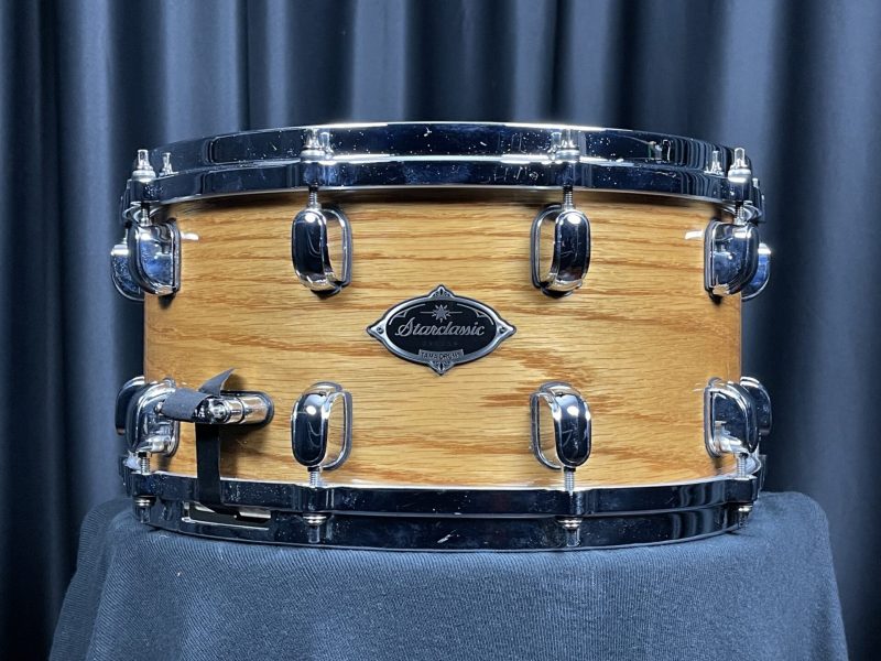 Tama Used Starclassic Performer Bubinga / Birch 7x14 Snare Drum Gloss White Oak