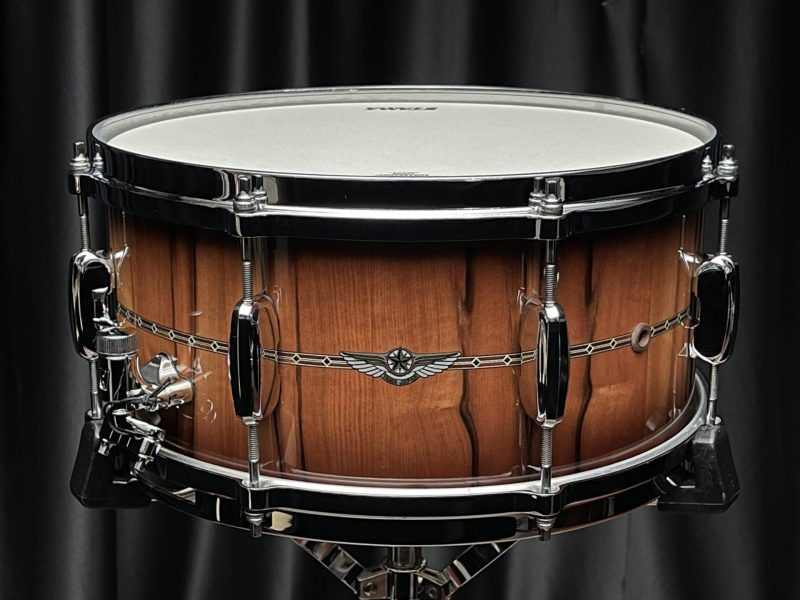 Tama Star Factory Vault 6.5 x 14 Mahogany Snare Drum Caramel Tineo Burst
