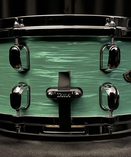 Alternative view of Tama drums Starclassic Walnut / Birch 6×13 snare drum Surf Green Silk