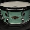 Tama drums Starclassic Walnut / Birch 6×13 snare drum Surf Green Silk
