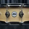 Drum Workshop DW Design Series 6x14 Maple Snare Drum Natural Satin