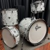 Gretsch White Satin Flame Catalina Club Jazz 12, 14, 18 and Snare CT1-J484-WSF