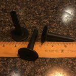 No Nuts Cymbal Sleeves Black 3-pack Press Fit Tilter Post Sleeve and Seat