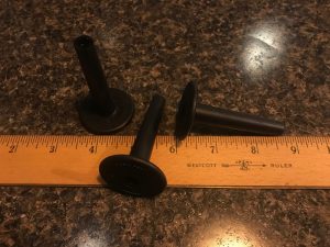 No Nuts Cymbal Sleeves Black 3-pack Press Fit Tilter Post Sleeve and Seat