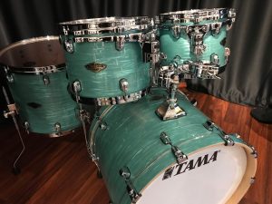 Tama Starclassic Walnut / Birch Surf Green Silk 4pc Kit WBR42S SGS