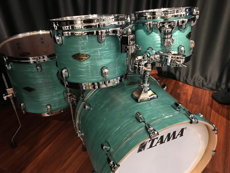 Tama Starclassic Walnut / Birch Surf Green Silk 4pc Kit WBR42S SGS