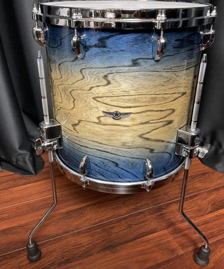 Tama Star Walnut 14x14 Floor Tom Indigo Japanese Sen Burst TWF1414AIJB