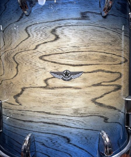 Alternative view of Tama Star Walnut 14x14 Floor Tom Indigo Japanese Sen Burst TWF1414AIJB