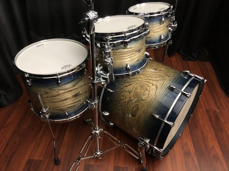 TAMA Star Walnut Indigo Japanese Sen Burst 4pc Drum Set TW42RZSAIJB