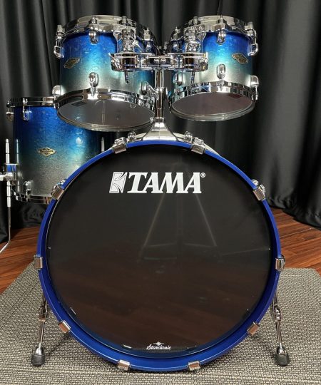 Alternative view of TAMA Drums Starclassic Walnut Birch Molten Blue Ice Fade 4pc Kit WBS42S MBI
