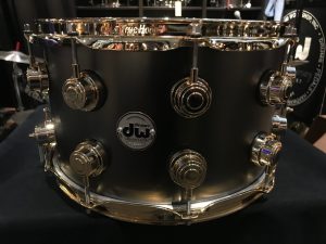 DW Drums Drum Workshop 8x14 in. Collector's Snare Black Satin Brass w/ Gold