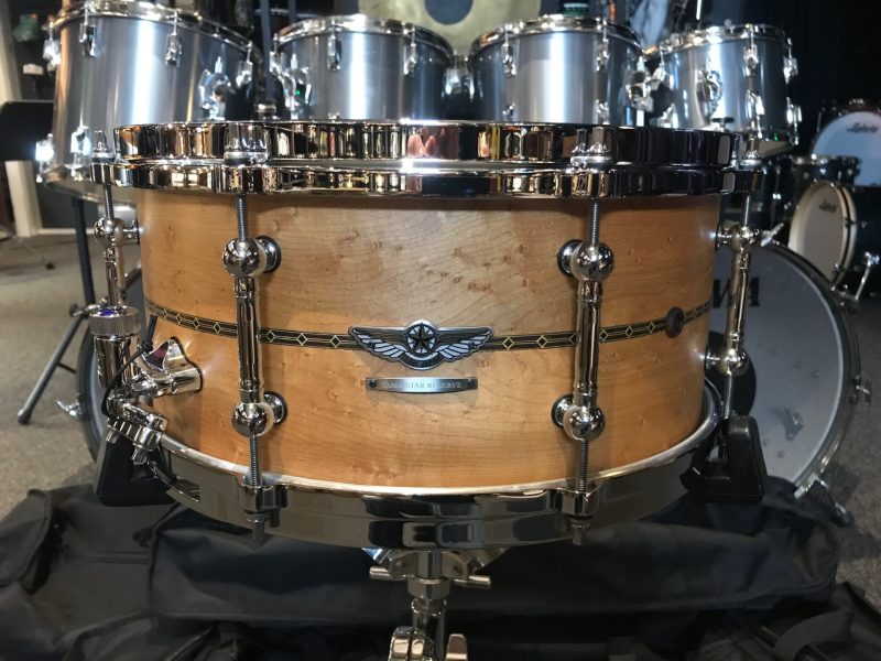 TAMA STAR Reserve Solid Bird's Eye Maple 14 in. x 6.5 in. Snare Drum TLRBM1465SOBE