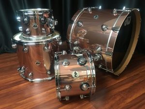 DW Collector's Pure Maple 333 Rose Copper Drum Workshop 4pc Kit